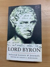 1993 LORD BYRON SELECTED LETTERS & JOURNALS PAPERBACK BOOK (P3)