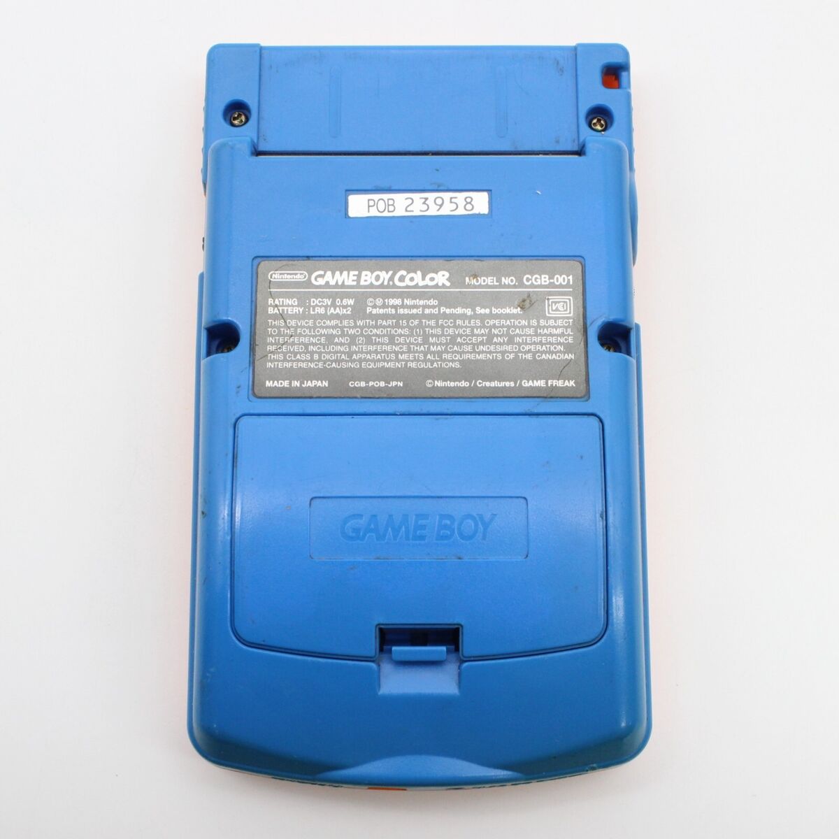 Gameboy Color Console Pokemon 3rd Anniversary Limited Orange Gameboy Color Console Pokemon 3rd Anniversary Limited Orange