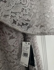 NWT ADRIANA PAPELL ~ 18w Shimmer Lace with Sleeve Detail