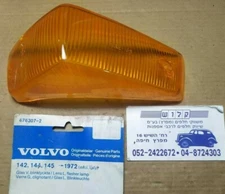 Indicator light lens 140 -72 YELLO LH Side  For VOLVO Original No : 676307 HELLA