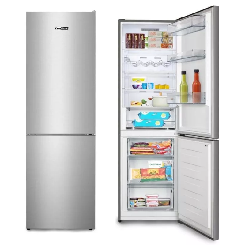 Equator Advanced Appliances 11.5 Cu.Ft Real Stainless Bottom Freezer Refrigerator