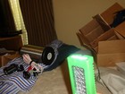 grip flashlight green 2 lights flash and flood — photo 4