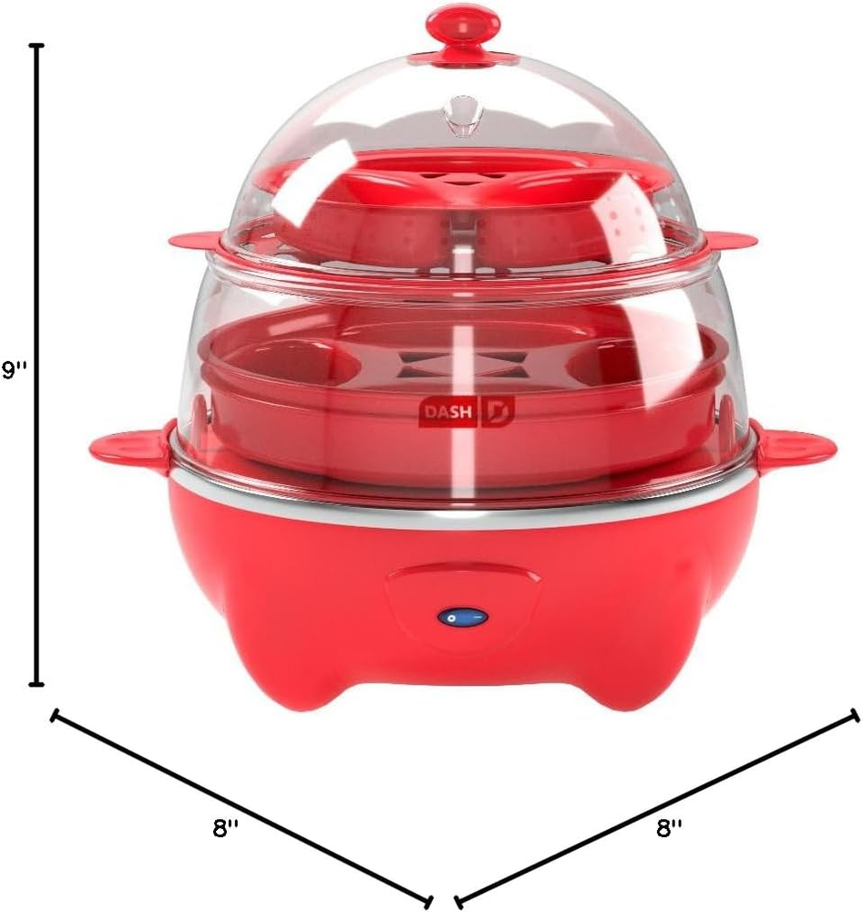 Deluxe Rapid Egg Cooker for Boiled Poached Scrambled Omelets with Steamer Deluxe Rapid Egg Cooker for Boiled Poached Scrambled Omelets with Steamer
