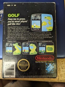 🔥Golf (Nintendo Entertainment System, 1985) NES Black Box Complete CIB TESTED🔥