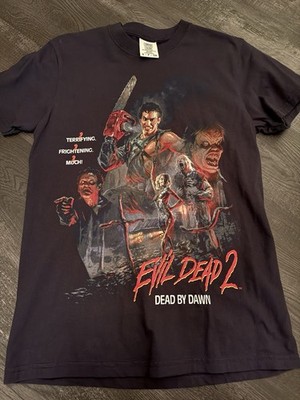 Evil Dead 2 Cavity Colors Horror Movie Shirt (Comfort Colors) Size Small