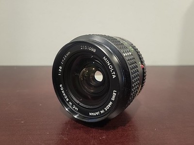 [NEAR MINT] Minolta MC W.ROKKOR-SI 24mm F/2.8 Wide Angle MF Lens From JAPAN