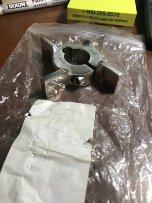 Admix 800-137 Electropolished Stainless Steel 4 blade rotor for 1'' shaft