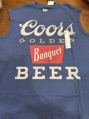 Mens Original Use Coors Banquet Muscle Shirt Medium NWT