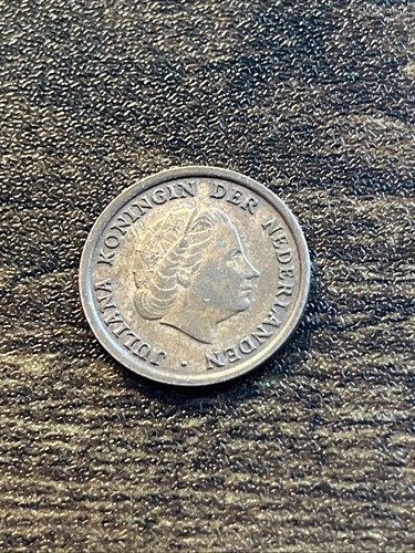 1962 Niederlande 1 One Cent tatsächliche Münze TB790* - Bild 2 von 2