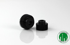 Zahnrad Ritzel Schr&auml;gverzahnt  24 - 30 Z&auml;hne CNC 14 mm Bohrung Stirnrad Stahl