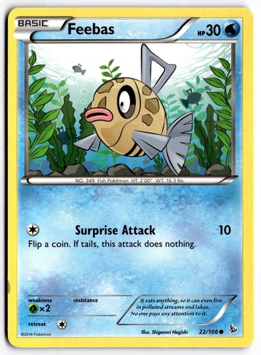 Feebas 22/106 XY Flashfire Common
