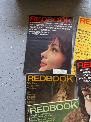 Vintage Redbook Magazines,  Lot Of 15, 1960-1965, Most In Good Condition - Bild 2 von 7