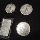4oz Silver Kruerrand, Texas Round, Apmex