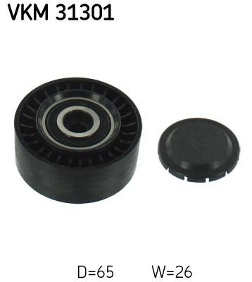 UMLENK FÜHRUNGSROLLE KEILRIPPENRIEMEN LINKS RECHTS SKF VKM 31301 FÜR AUDI VW - Bild 1 von 2