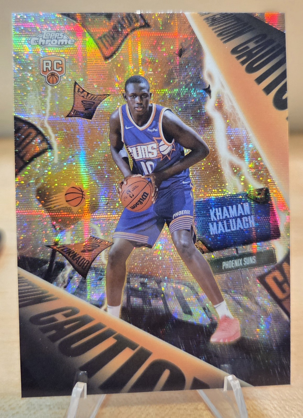 2025-26 Topps Chrome Basketball Advisory Case Hit SSP Khaman Maluach RC AD-10 🐸