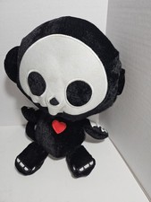 7" Mini Skelanimals Black Marcy Monkey Plush Toy RARE