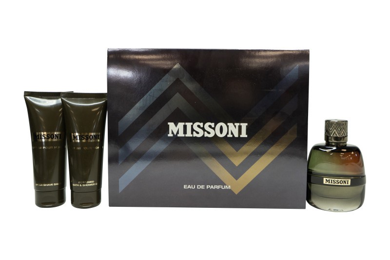 Missoni Pour Homme Eau De Parfum Gift Set 100Ml, 100Ml Aftershave Balm & 100Ml Shower Gel - Image 3