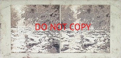 River Bed Cragg Vale Yorkshire Stereoview Karte Foto (032) BESCHÄDIGT