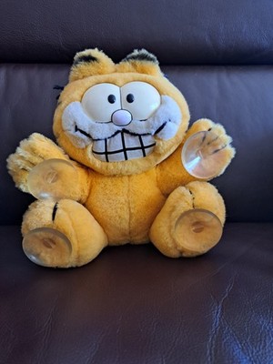Vintage Garfield 1981 mit Saugnäpfen Kuscheltier Jim Davis Plüschtier