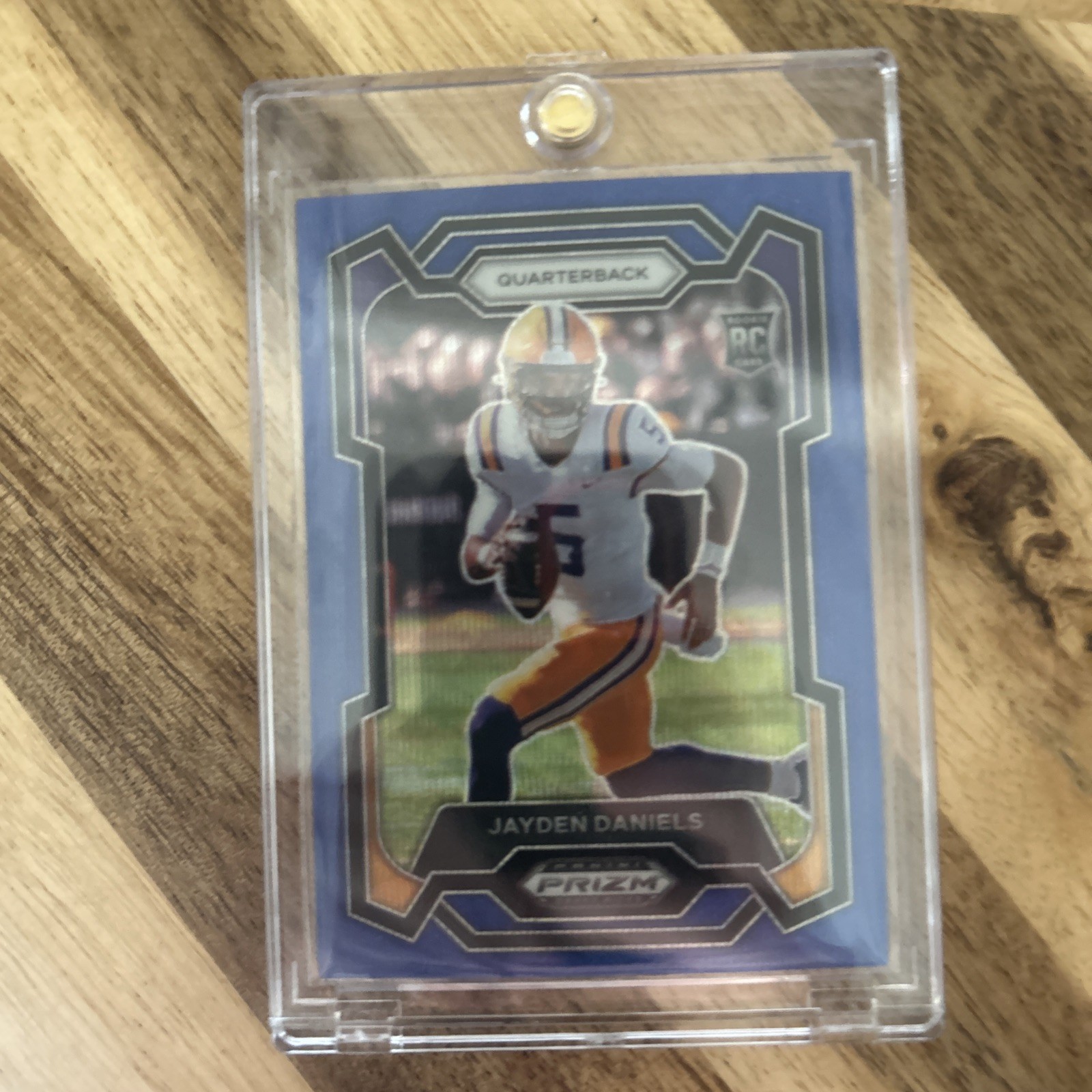 2024 Panini Prizm Draft Picks - Jayden Daniels #108 Blue Wave Prizm /249 (RC)