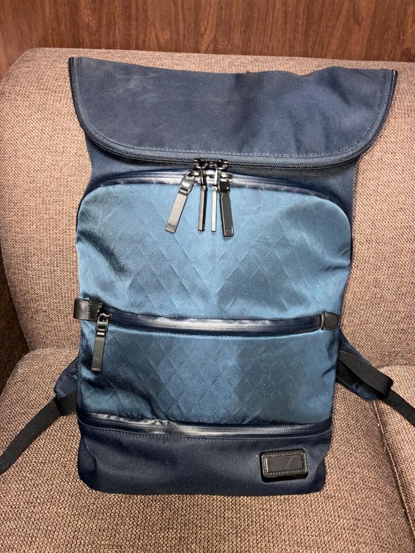 Tumi Tahoe Forest Roll Top Backpack Navy