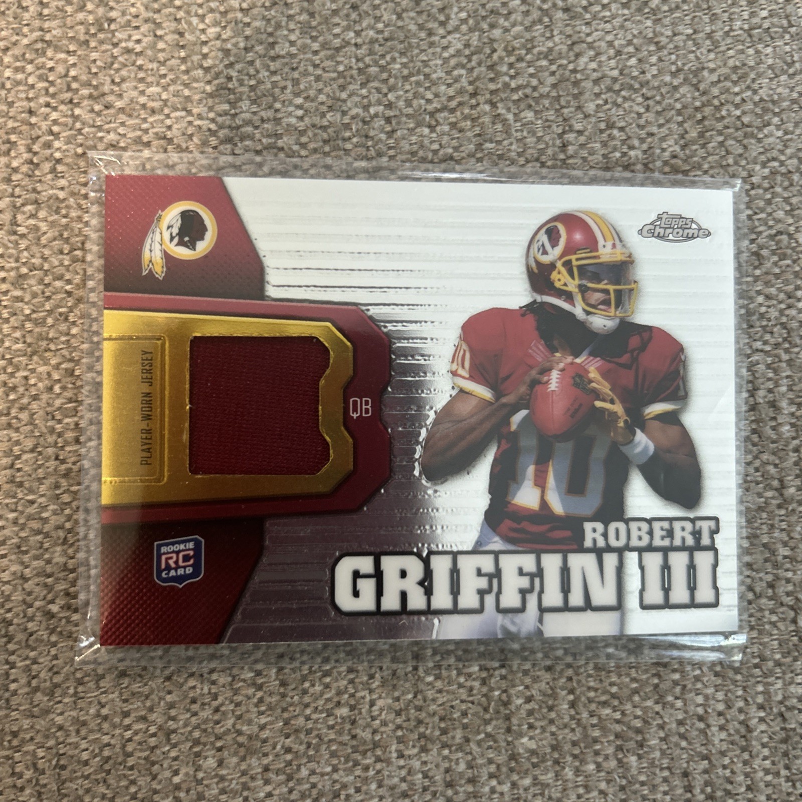 2012 Topps Chrome - Rookie Relics Robert Griffin III #RR40  