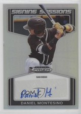 2022 Panini Prizm Draft Picks Signing Sessions Daniel Montesino #SS-DM Auto 19mf