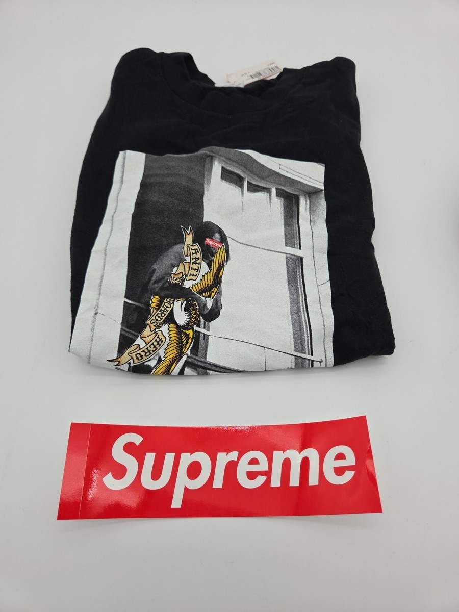 Supreme x Antihero Black Balcony T-Shirt Men's Size Small S FW20