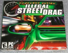 MIDNIGHT OUTLAW ILLEGAL STREET DRAG NITRO EDITION PC CD-ROM GAME 2003 CANOPY