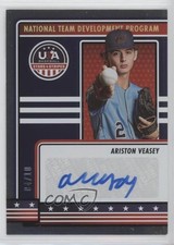 2023 Panini USA Baseball Stars & Stripes Gold 4/10 Ariston Veasey Auto 04h3