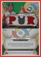 2017 Topps Triple Threads Javier Baez WBC Pue...