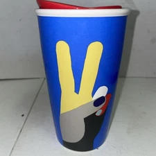 Starbucks Peace Sign Coffee Cup