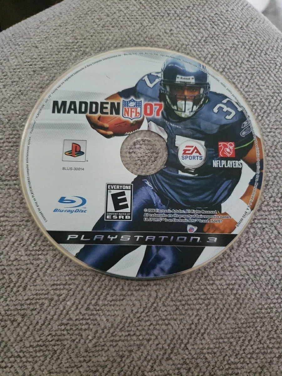 Madden NFL 07 Sony PlayStation 3 Video Games for sale | eBay