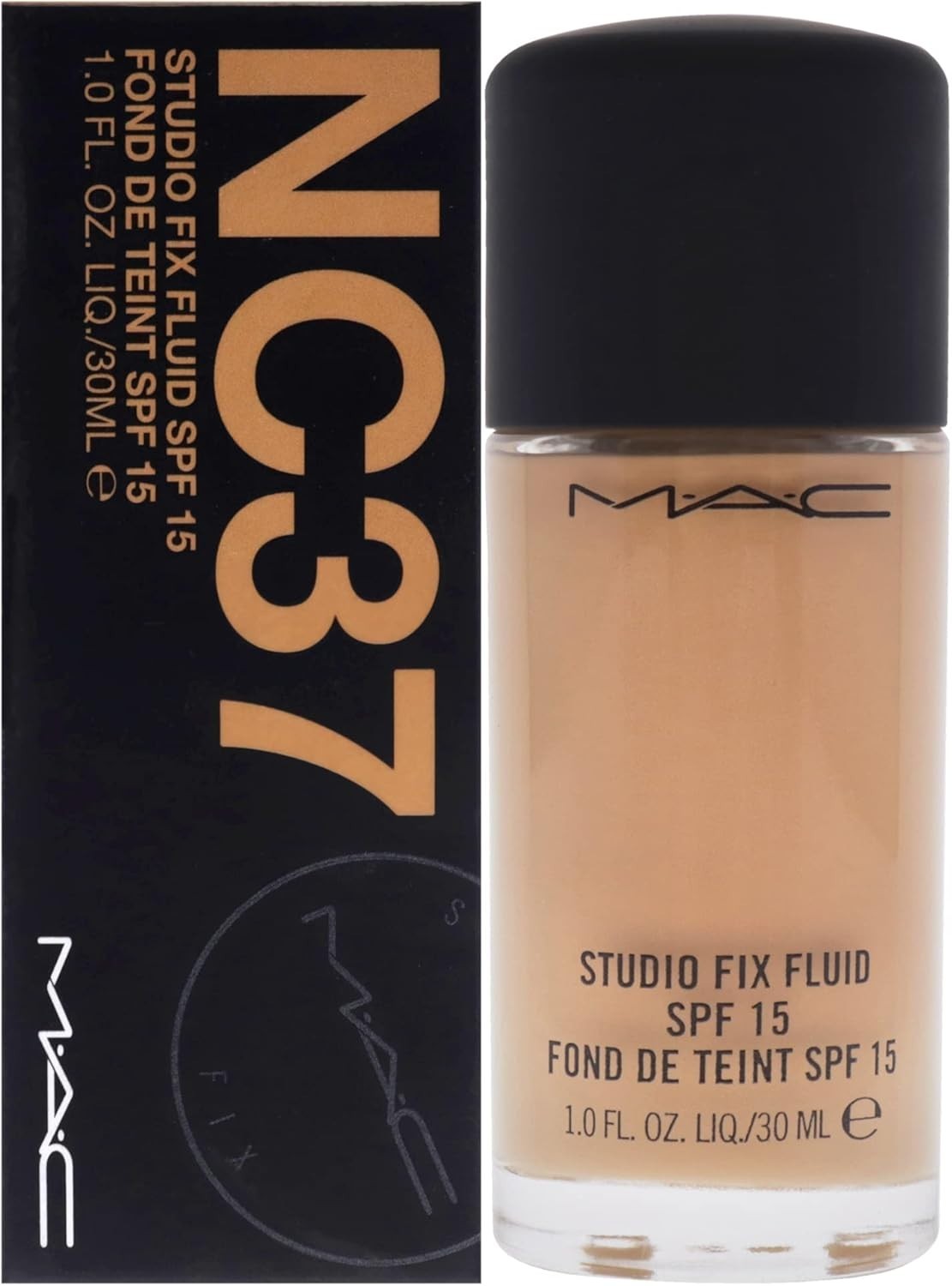 MAC Studio Fix Fluid SPF15 | NC37 | 30ml/1fl.oz | New Boxed 💯 Authentic