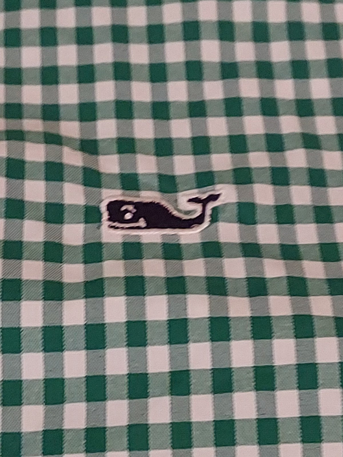 Vineyard Vines Performance Green Gingham Check Lo… - image 5