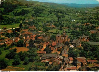 Postcard - 19 - Collonges la Rouge - General Aerial View - CPM - See Sca