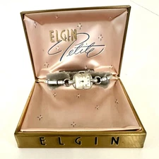 Vintage Elgin Petite Ladies Watch w/ Box 10K RGP Bezel Made In USA JB Champion M