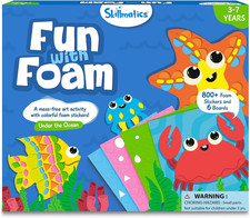 Foam Sticker Art Activity - under the Ocean, Mess-Free Fun for Kids, 800 3D Foa