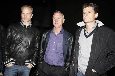 Dennis Bergkamp Johan Cruijff Wim Jonk on March 30 2011 at the Ams- Old Photo 2
