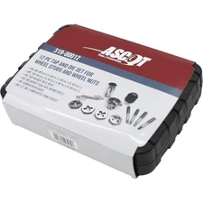 Ascot 12 Piece Tap and Die Set for Studs and Nuts