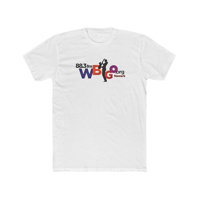 WBGO New York Newark Jazz Music Radio Station Men's Cotton Crew Tee 