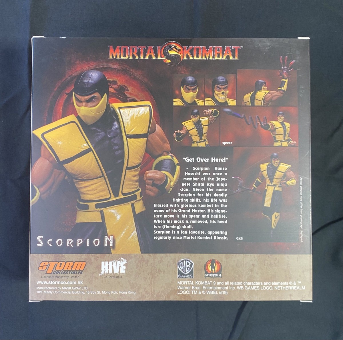 Scorpion Mortal Kombat storm モータルコンバット Storm Toys Mortal Kombat Scorpion Action Figure Model In