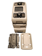 11-20 Town Countrygrand Caravan Floor Center Console Removeable Beige Tan Oem