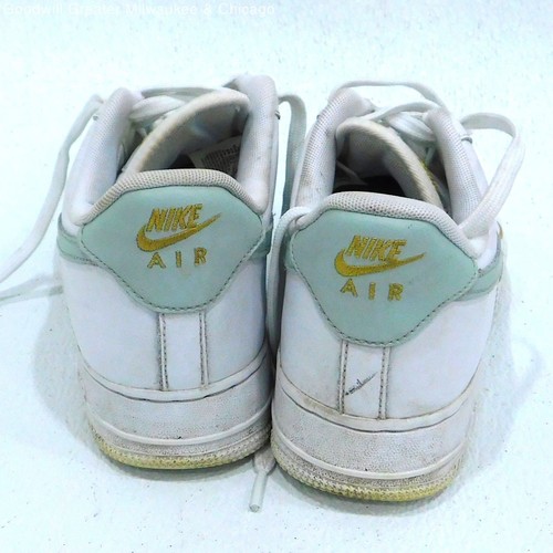 Nike Air Force 1 Low White Grey Gold Women's Shoes Size 9.5 - Picture 4 of 6