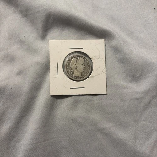 1905 Barber Quarter 90% Silver