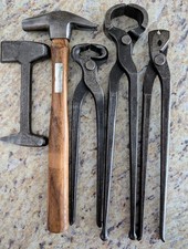 USED DIAMOND FARRIER HORSESHOE REMOVAL TOOL SET, W/ SP12, N10, NP12, C-7 & FH10