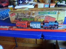 Shunting Train Tin Wind Up Toy