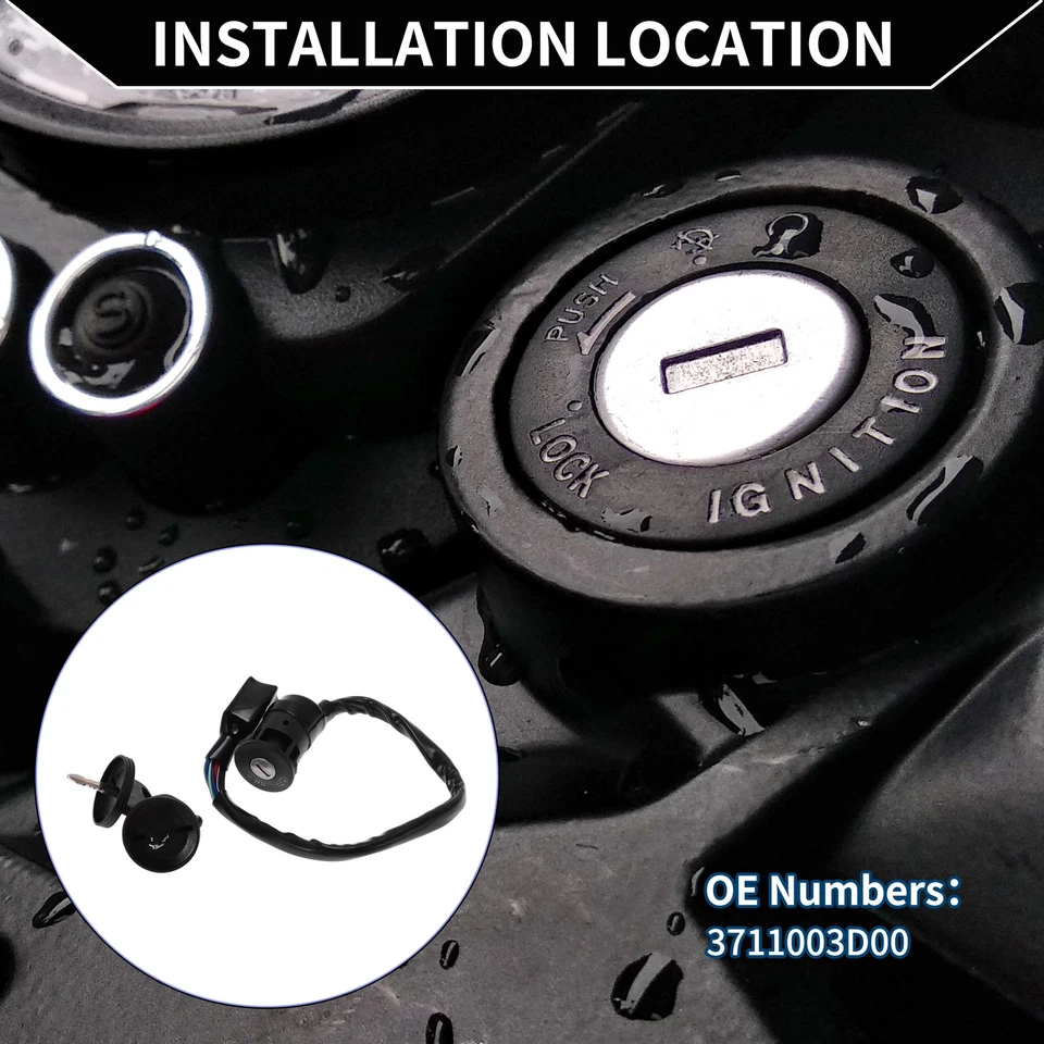 Zündschalter Nr.3711003D00 Für SUZUKI TS 125 R 1990-1996 1 Satz - Bild 3 von 4