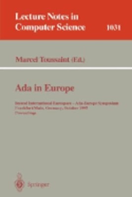 ADA in Europe: Second International Eurospace-Ada-Europe Symposium, Frankfurt,