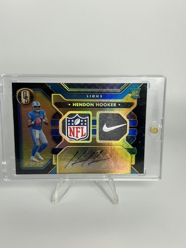 2023 Panini Gold Standard Hendon Hooker NFL Logoman Nike Swoosh Auto 1/1